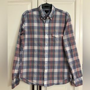 Men’s J Crew plaid button up